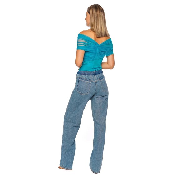 New NWT Christopher Esber Top Tulle Ribbed - Picture 2 of 13